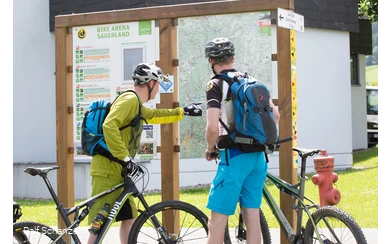 Auf einer geführten Biketour mit Michael Behle