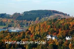 Hennedamm Hotel Fernansicht Herbst